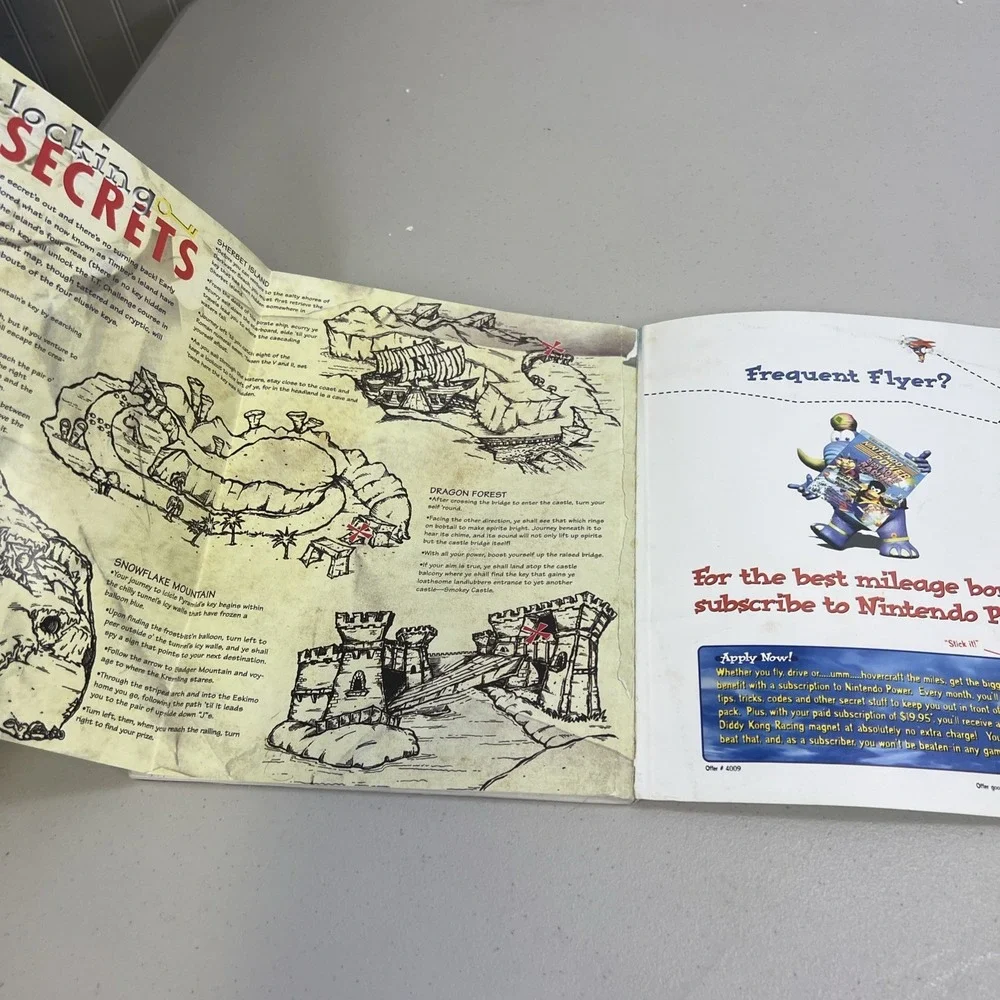 Diddy Kong Racing Official Nintendo Player's Guide for Nintendo 64 N64 DK